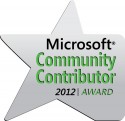 Microsoft Community Contributor Award 2012